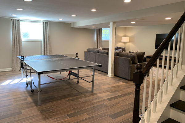 Basement and Rec Room Remodel - Pool Table