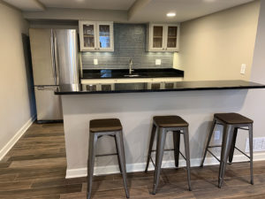 Basement and Rec Room Remodel - Kitchenette and Bar