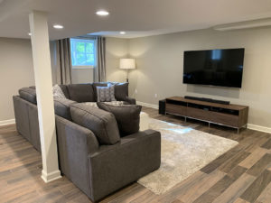 Basement and Rec Room Remodel - TV Room